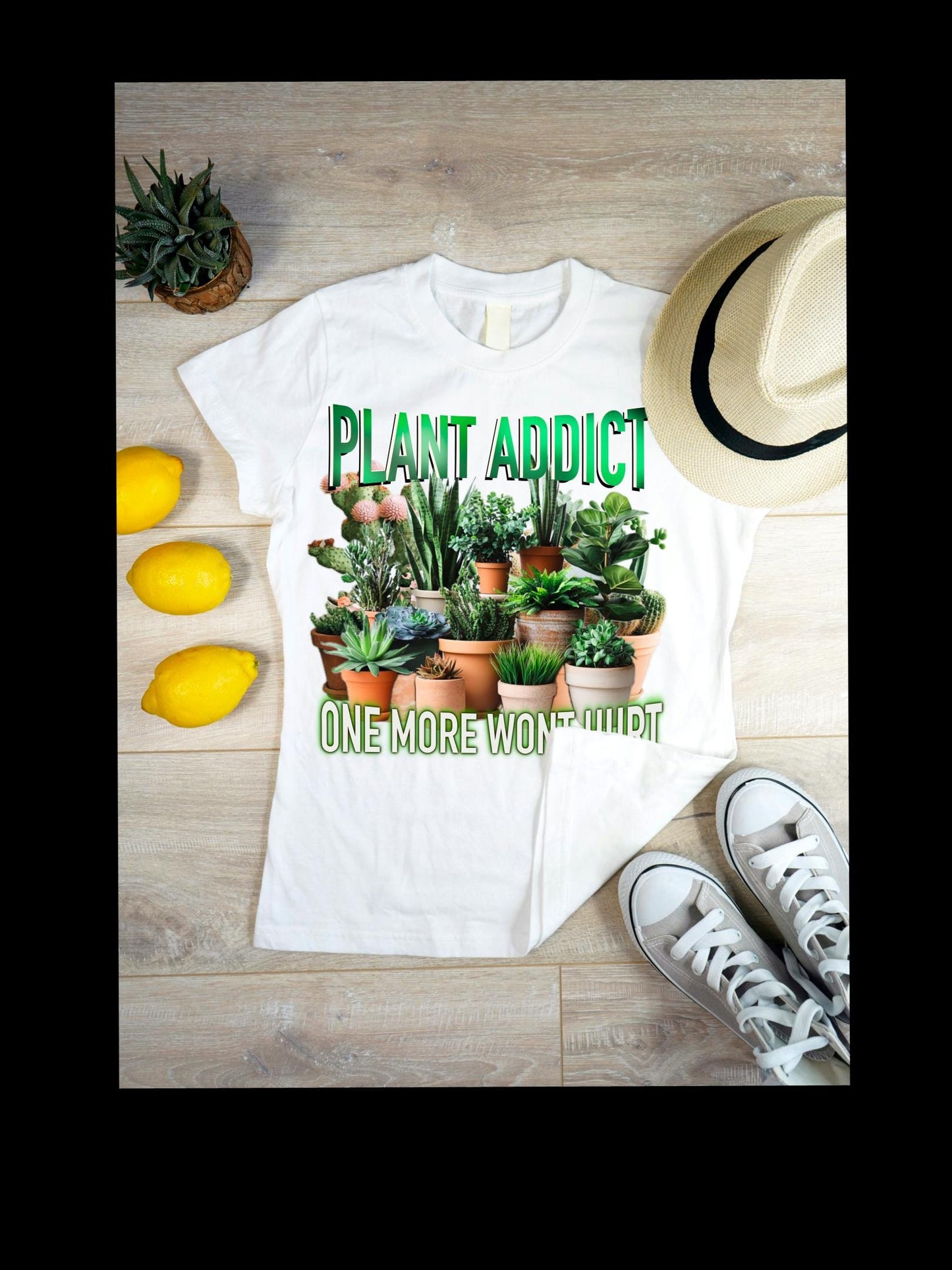 Plant Addict PNG | Plant Lover Digital Art | Botanical Clipart | Greenery Aesthetic | Sublimation PNG | Gardening PNG | Instant Download