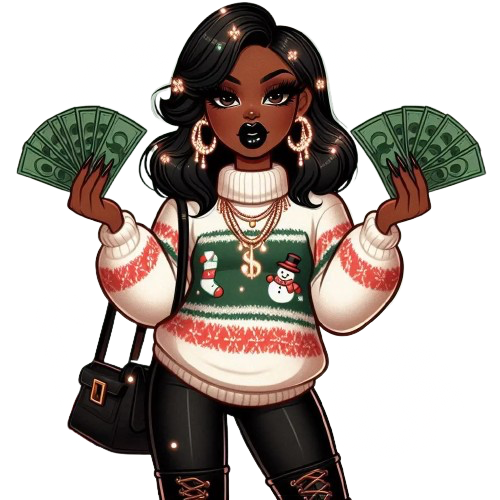 Cashin Through the Snow PNG- 3 Designs