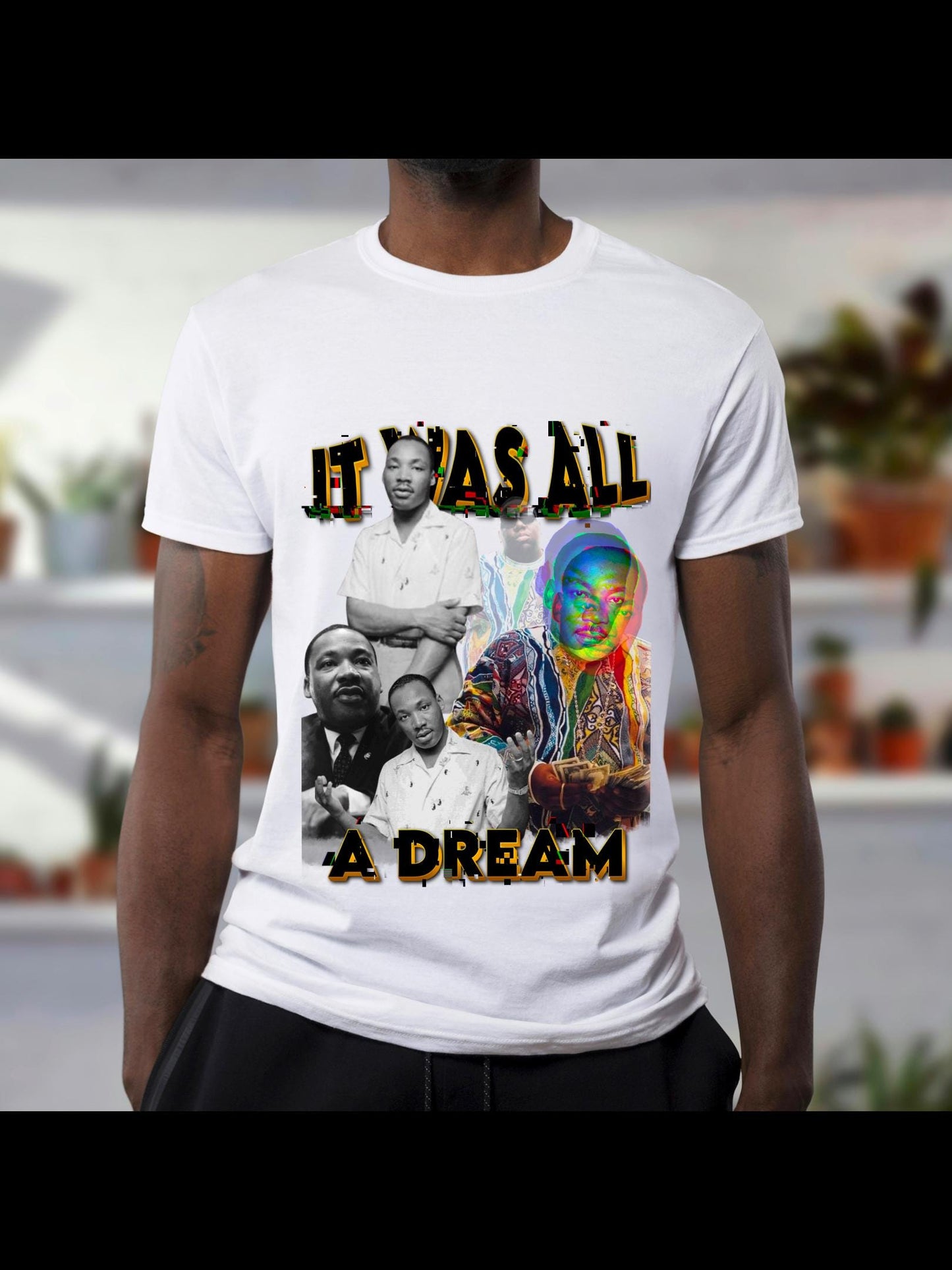 Martin Luther King, Biggie Smalls PNG File Graphic Tee, Black History Month, Digital Download, it was all a dream, I had a dream, poster