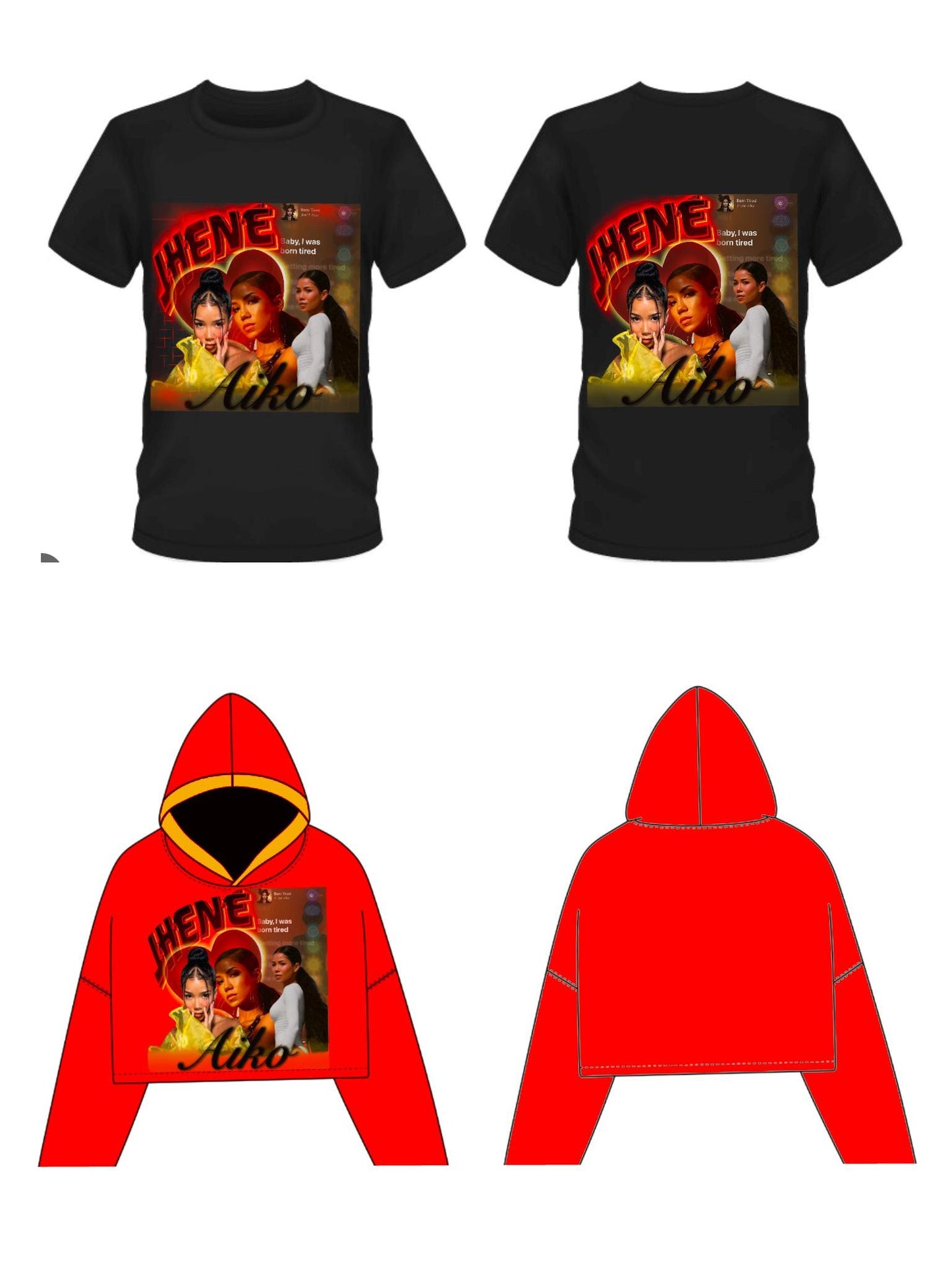 Jhene Aiko PNG File, Jhene Aiko TShirt File, Chilombo, Jhene Aiko Graphic Tee, Digital Download, TWO Designs, WAYS, Jhene Aiko Merch