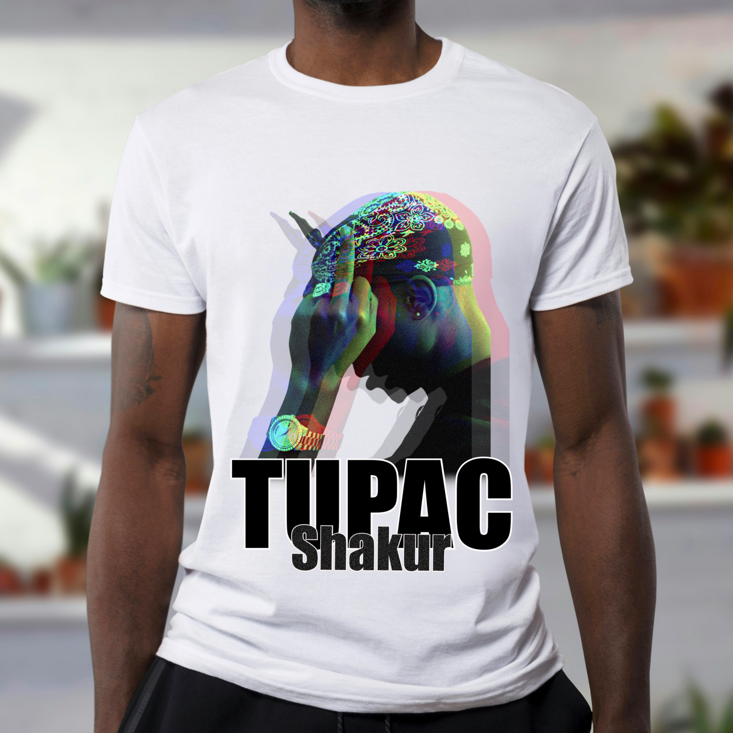 Tupac Shakur PNG Digital Download | 2Pac Hip Hop Clipart | Printable Rap Legend Design | Afrocentric Art | High-Quality PNG for DIY Projects