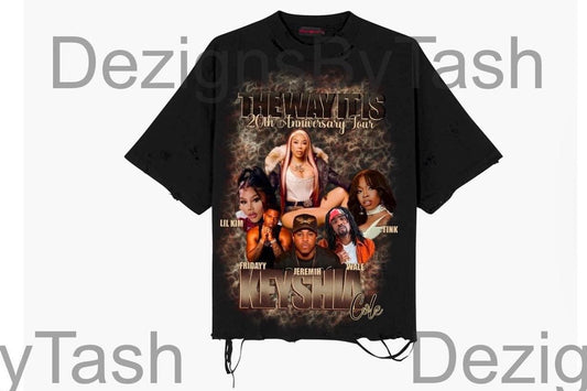 Keyshia Cole “The Way It Is Tour” PNG | R&B Concert Design | Printable Sublimation PNG for Shirts, Mugs, Apparel, Lil Kim, Fridayy , jeremih