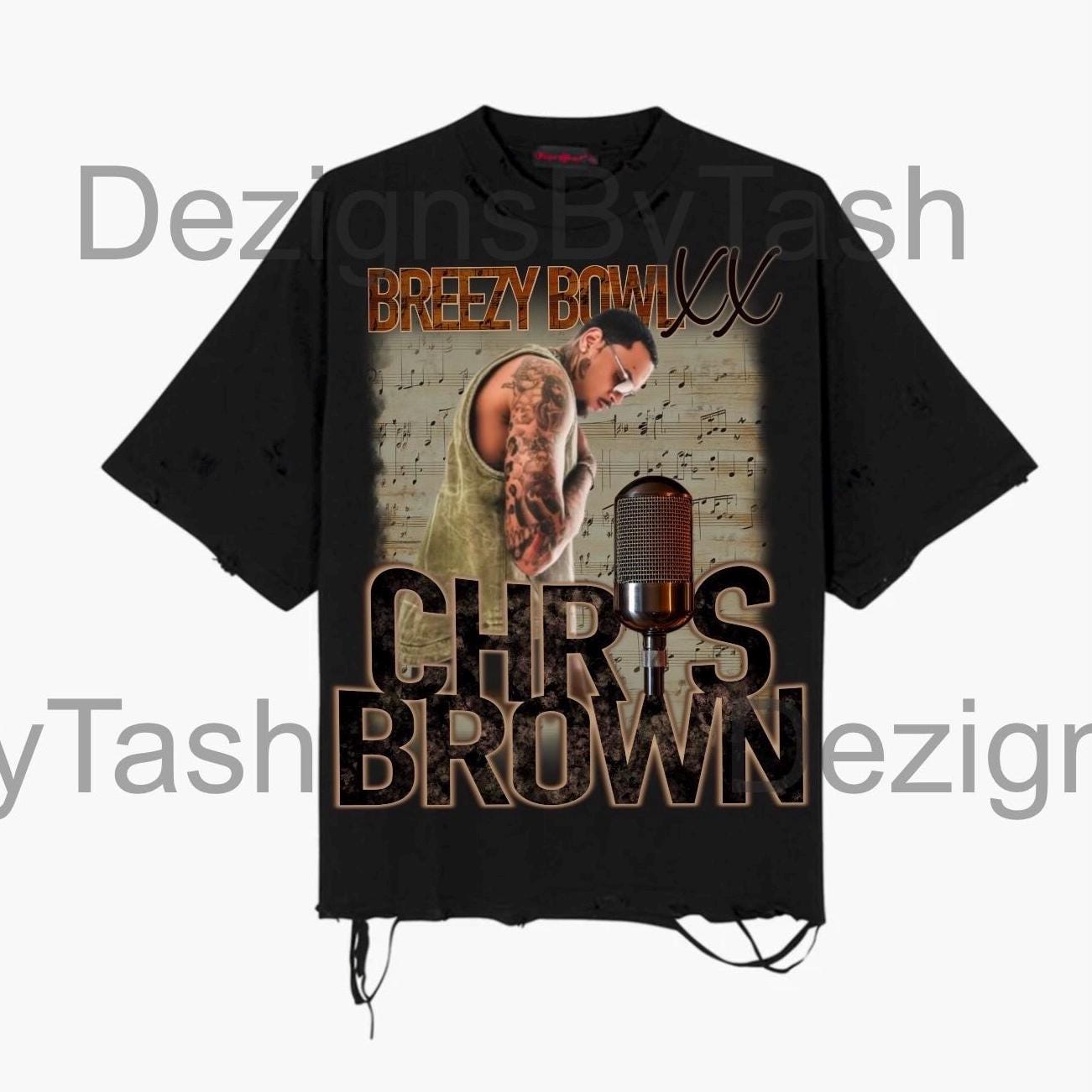 Chris Brown Breezy Bowl XX Tour png | Digital Download | Breezy Concert Shirt Design | Printable png for diy Shirts, Hoodies, Merch,