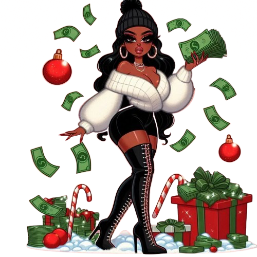 Cashin Through the Snow PNG- 3 Designs