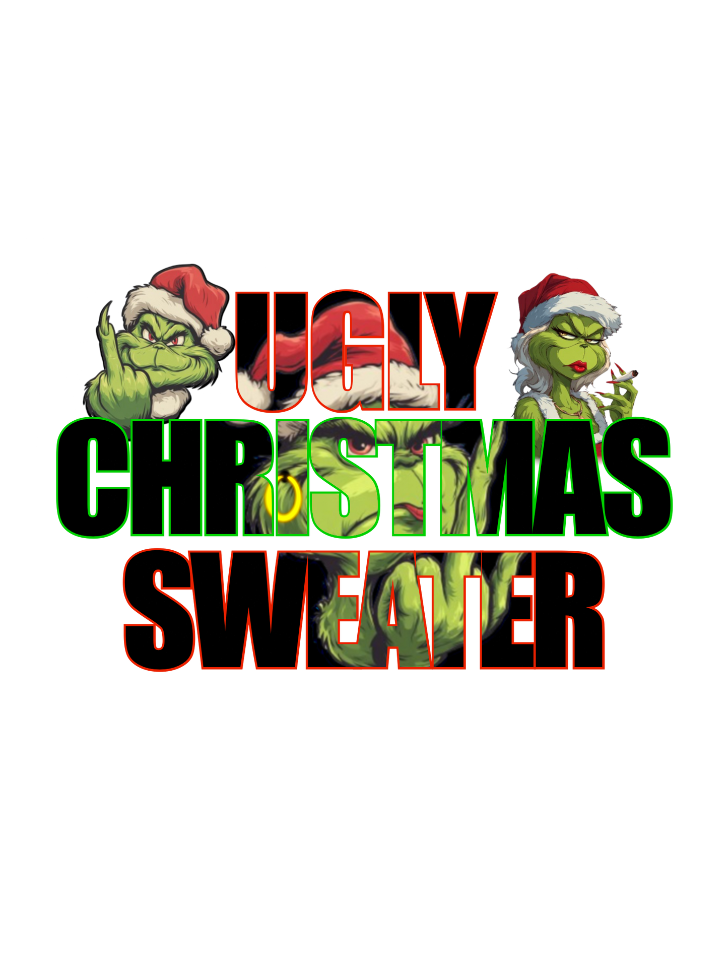 Grinch Bundle- 6 PNG Designs