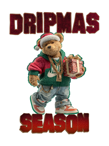 DRIPMAS Season -Teddy Christmas PNG- 2 Designs