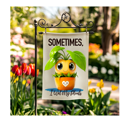 Sometimes, I Wet My Plants – Funny Plant Lover PNG | Cute Gardening Quote Digital Download