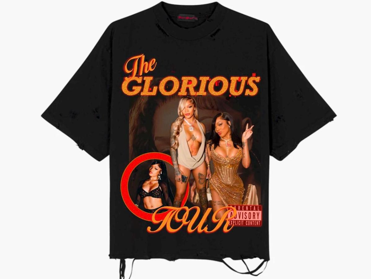 Glorilla PNG File, The Glorious Tour, Big Glo Concert, Glorilla Graphic Tee, Digital Download, Glo Graphic Design, Glorilla Concert Merch