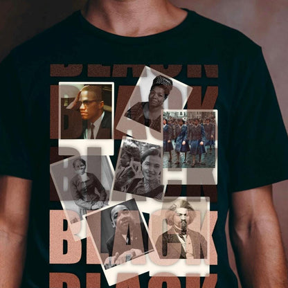 Black History Month PNG File, Black History Month, Digital Download, Martin Luther King, Rosa Parks Shirt, Sublimation File, Black History