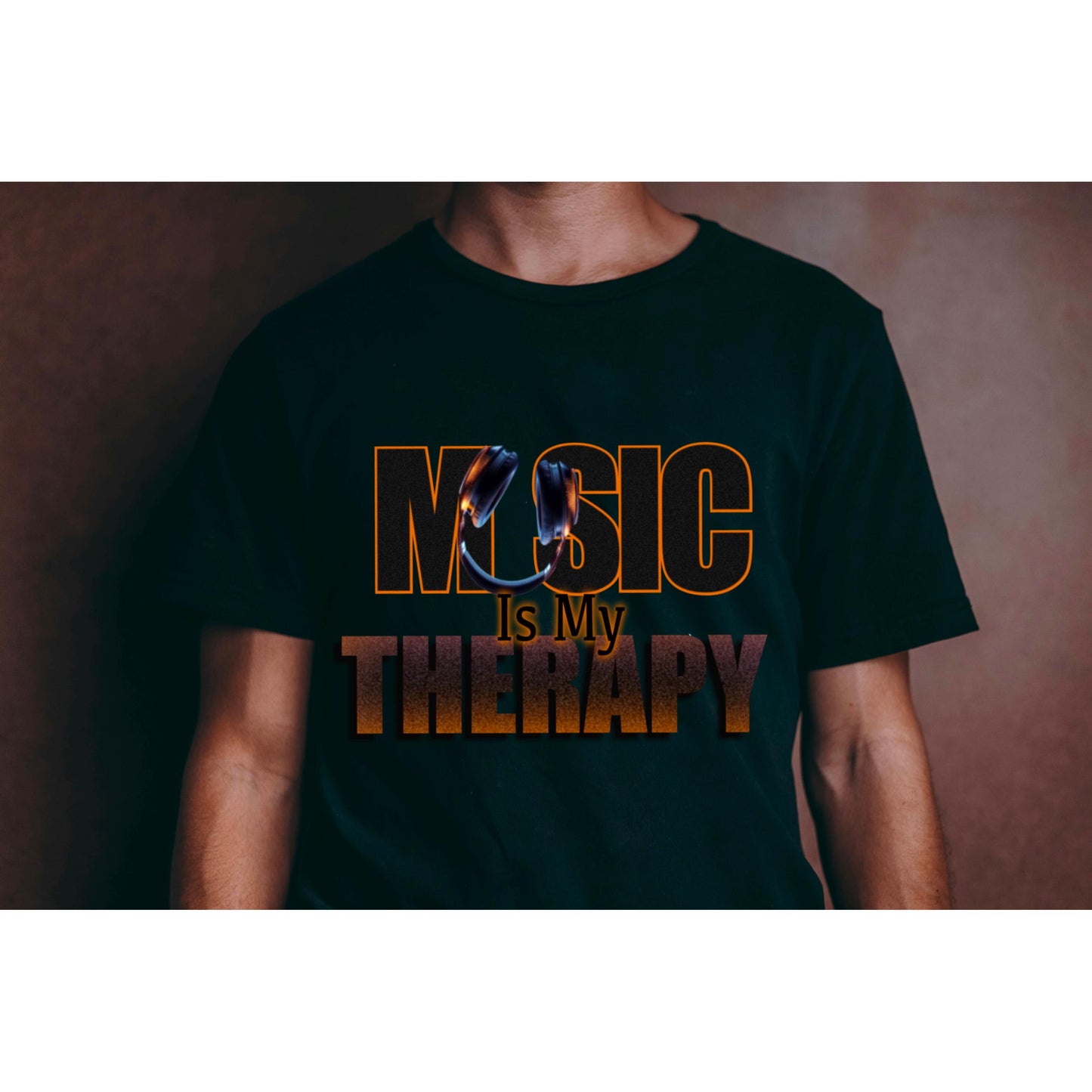 Music Is My Therapy PNG | Digital Download | Music Lover PNG | Musician Clipart | Sublimation Design