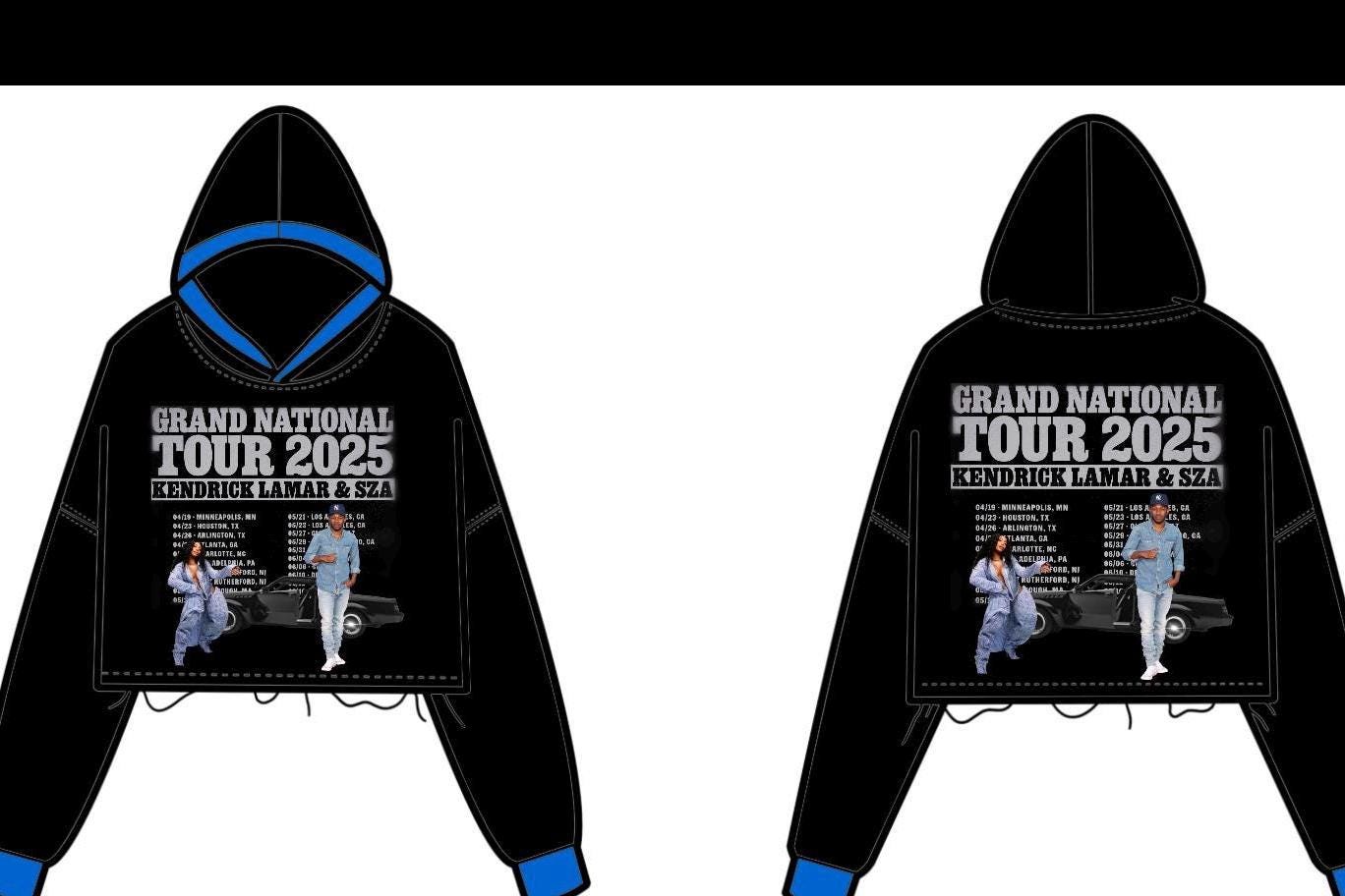 Kendrick Lamar and Sza 2025 Tour, PNG File, Grand National Tour TShirt File, Graphic Tee, Digital Download, Graphic Design, SZA Merch,