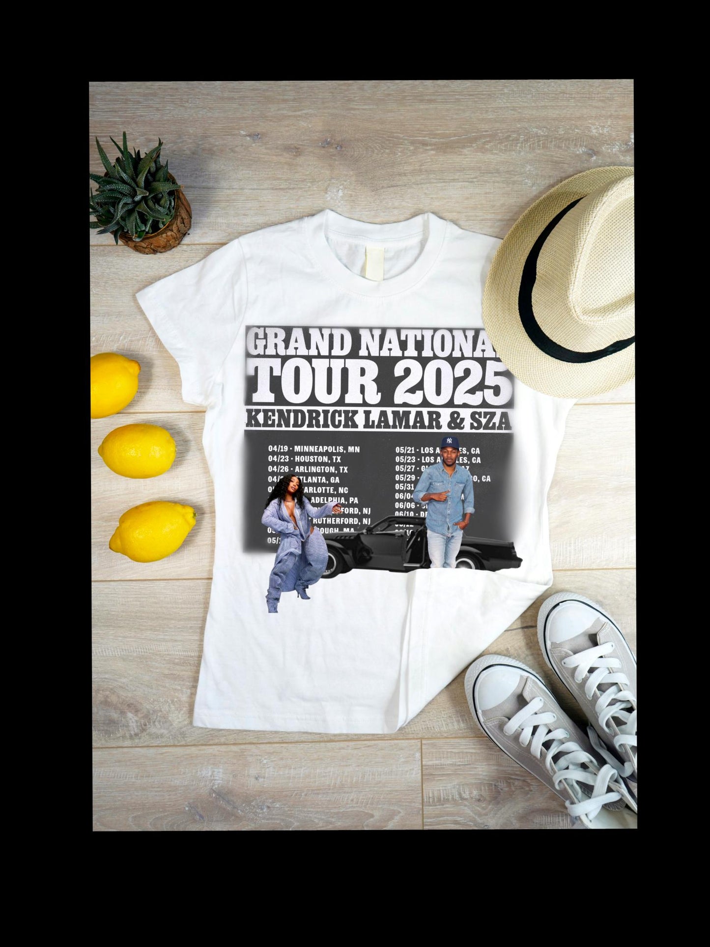 Kendrick Lamar and Sza 2025 Tour, PNG File, Grand National Tour TShirt File, Graphic Tee, Digital Download, Graphic Design, SZA Merch,