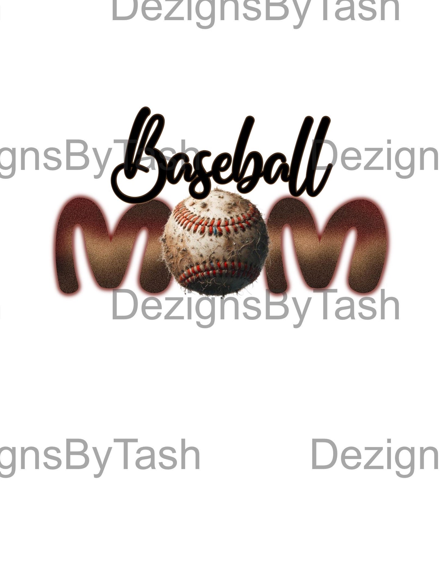 Baseball Mom Png | Sports Mama Sublimation Design | Baseball Bat & Ball PNG for TShirts, Mugs and More | Instant Download, Trendy Mom