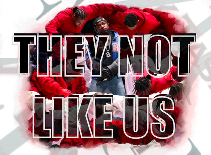 Kendrick Lamar Super Bowl LIX Halftime Show Digital PNG | Grand National Tour | "Not Like Us" Performance Art, concert merch, sublimation