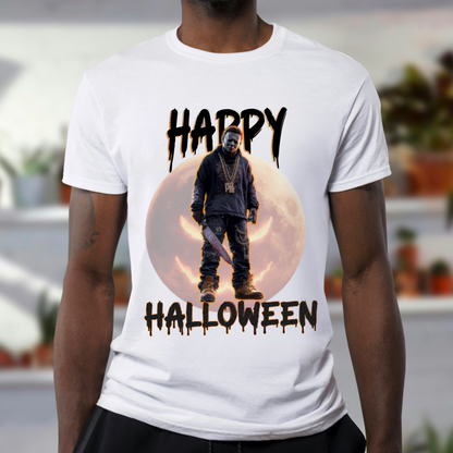 Happy Halloween Michael Myers Streetwear PNG | Funny Scary Chibi Halloween Shirt Design | Horror Movie Digital Download