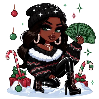 Cashin Through the Snow PNG- 3 Designs