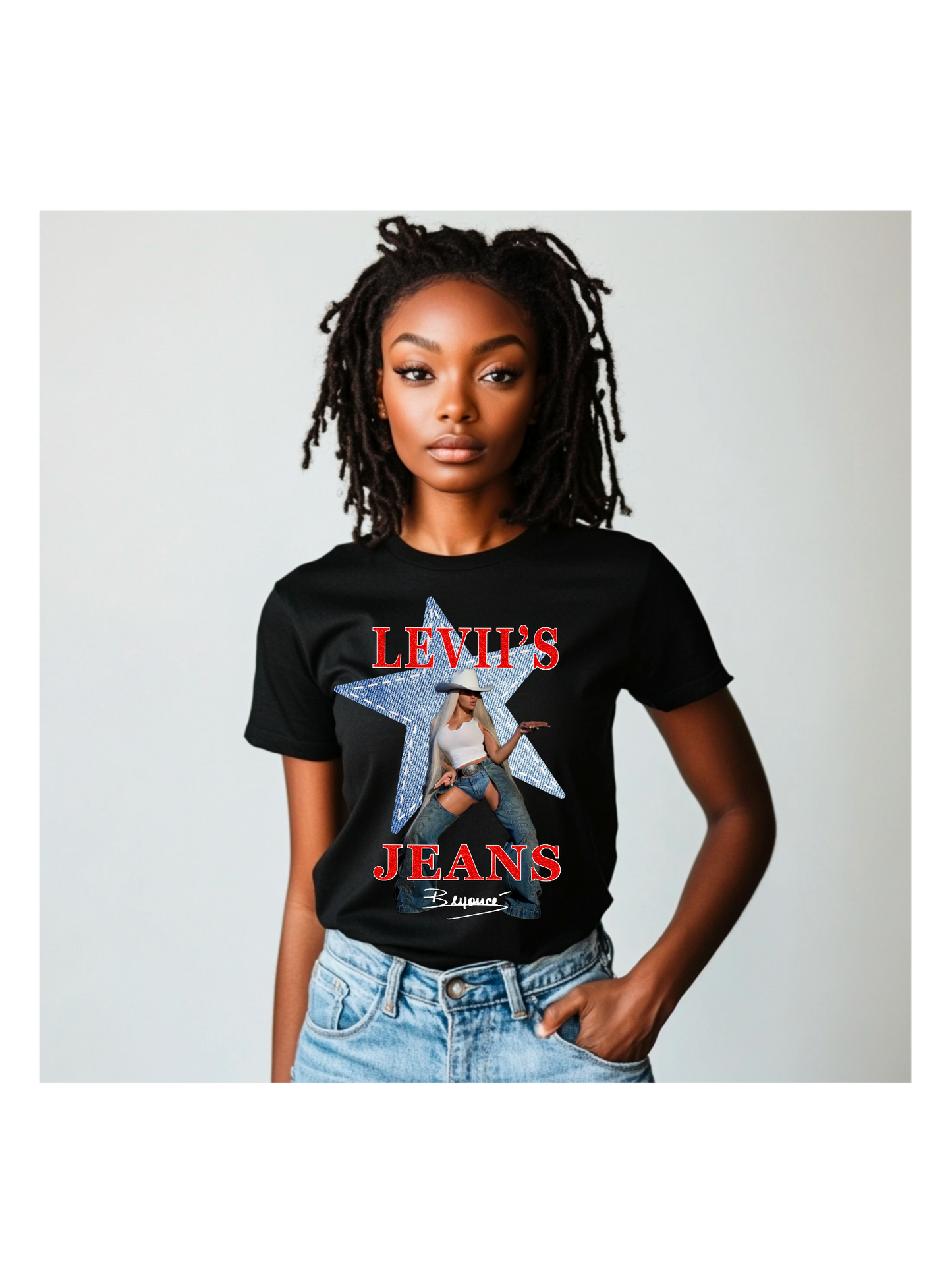 Beyoncé Leviis | Beyoncé Tour Inspired Digital Download | Western Cowboy Aesthetic | Instant Download for T-Shirts, Mugs, Stickers & More