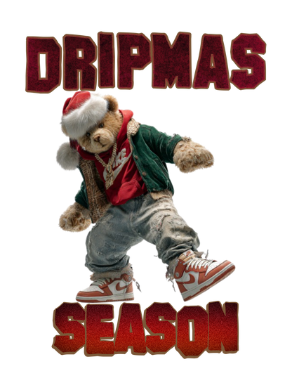 DRIPMAS Season -Teddy Christmas PNG- 2 Designs