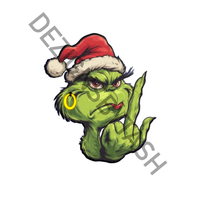 Vulgar Grinch His n Hers- Ugly Christmas PNG