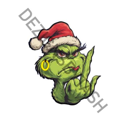 Vulgar Grinch His n Hers- Ugly Christmas PNG