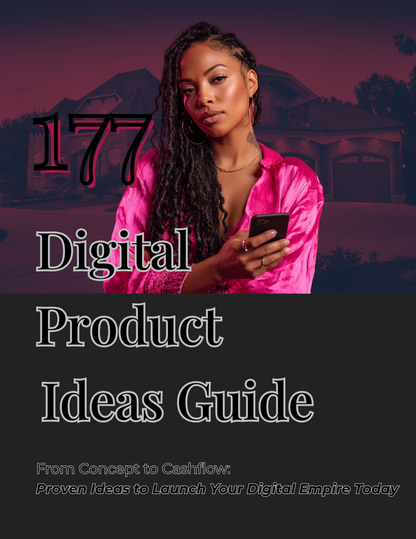 177 Digital Product Ideas eBook | Instant Download | Digital Product Business Guide for Entrepreneurs, Side Hustlers & Creatives