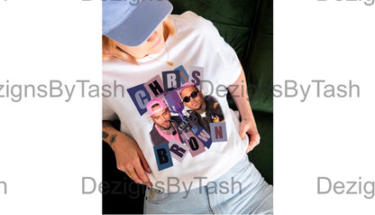 Chris Brown PNG Digital Design for Sublimation and DTF, Chris Brown Merch, Bootleg Tee,  Graphic Design, Chris Breezy, breezy bowl tour