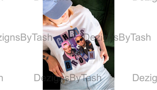Chris Brown PNG Digital Design for Sublimation and DTF, Chris Brown Merch, Bootleg Tee,  Graphic Design, Chris Breezy, breezy bowl tour