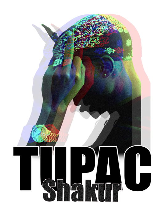 Tupac Shakur PNG Digital Download | 2Pac Hip Hop Clipart | Printable Rap Legend Design | Afrocentric Art | High-Quality PNG for DIY Projects