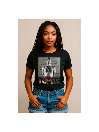 Tupac A Rose That Grew From Concrete PNG | Digital Download | Inspirational Rap Quote Art | Afrocentric Printable Design | Hip Hop PNG Clipart