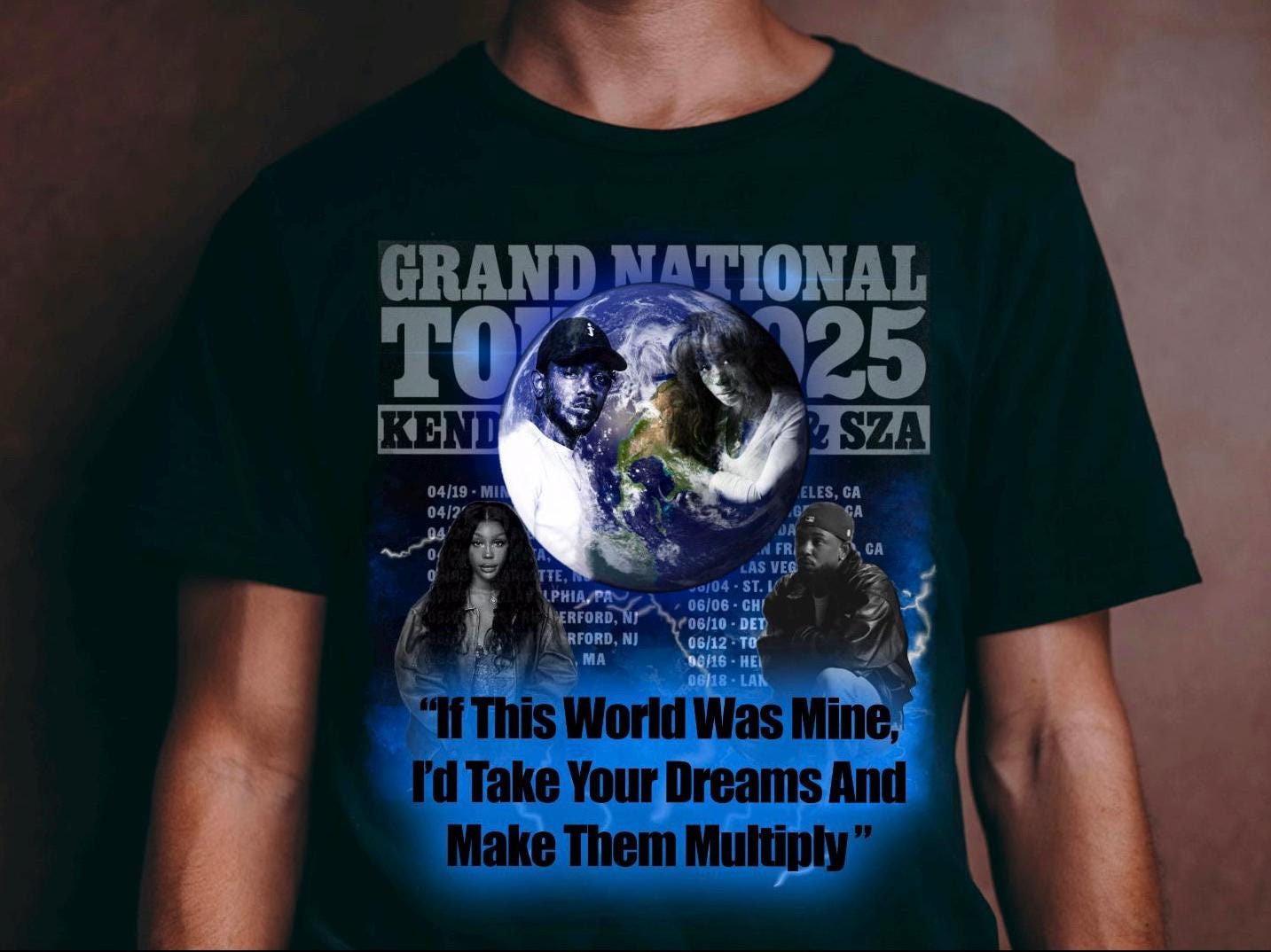 Kendrick Lamar and Sza 2025 Tour PNG, Grand National Tour, Luther, Digital Download, Graphic Design, Kendrick Lamar merch, Sza Concert Merch