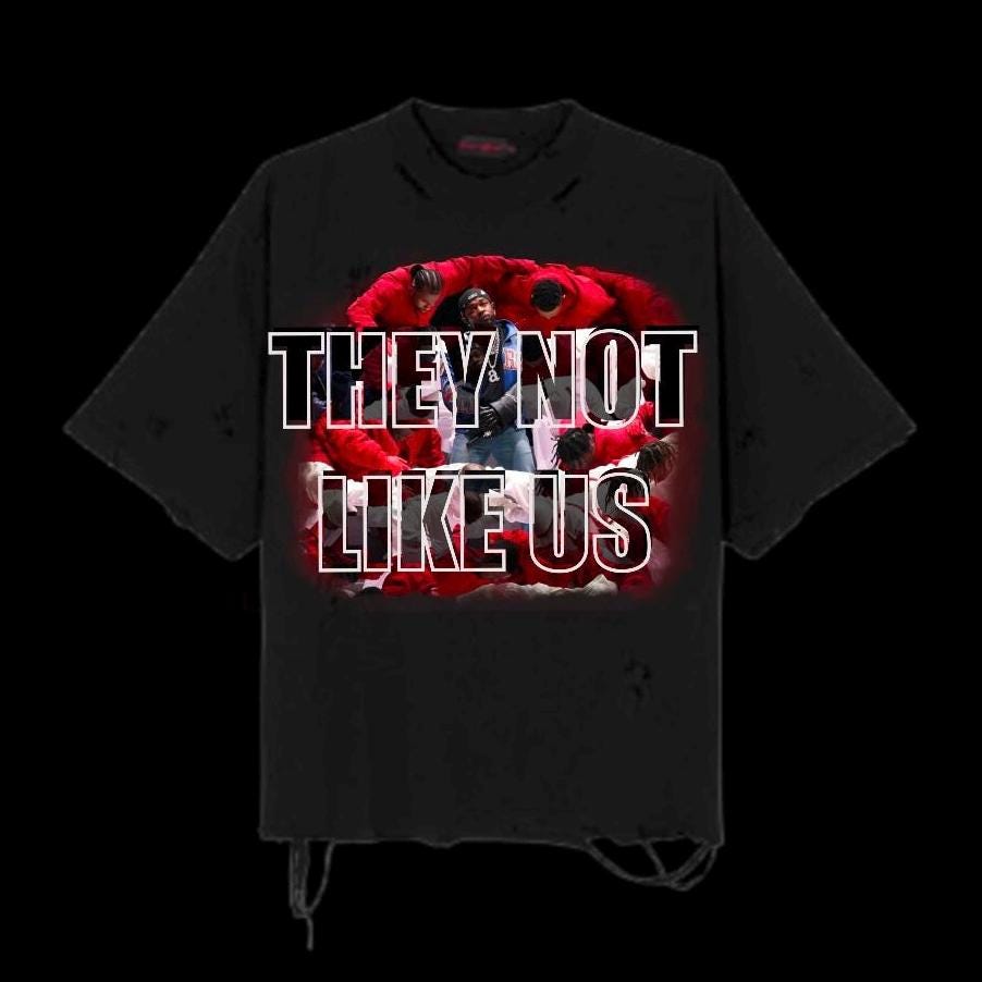 Kendrick Lamar Super Bowl LIX Halftime Show Digital PNG | Grand National Tour | "Not Like Us" Performance Art, concert merch, sublimation