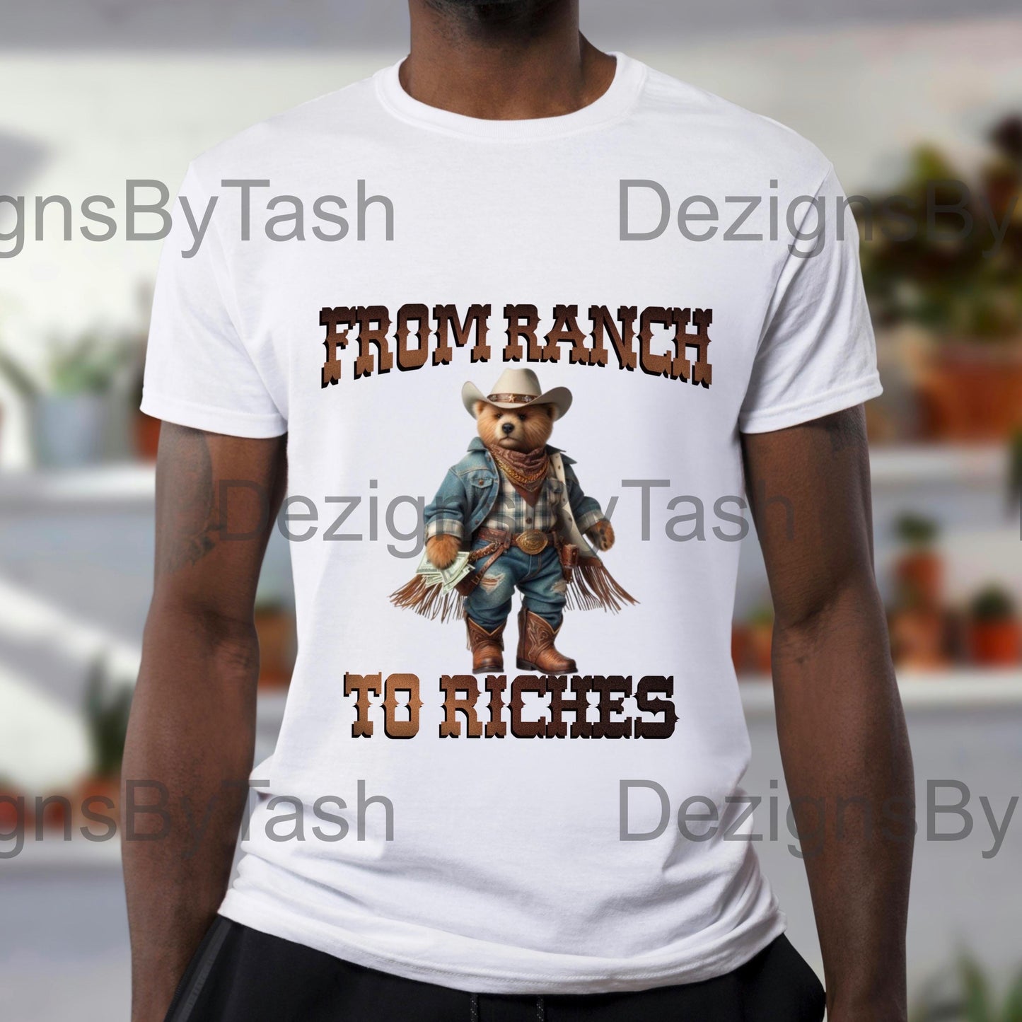 From Ranch to Riches PNG | Western Cowboy Money Design | Line Dancing Trend Digital Download, trail ride merch, Boots On The Ground