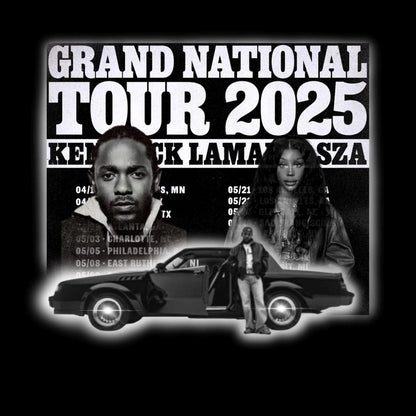 Kendrick Lamar and Sza 2025 Tour, PNG File, Grand National Tour, Graphic Tee, Digital Download, Graphic Design, Kendrick Lamar merch, Sza