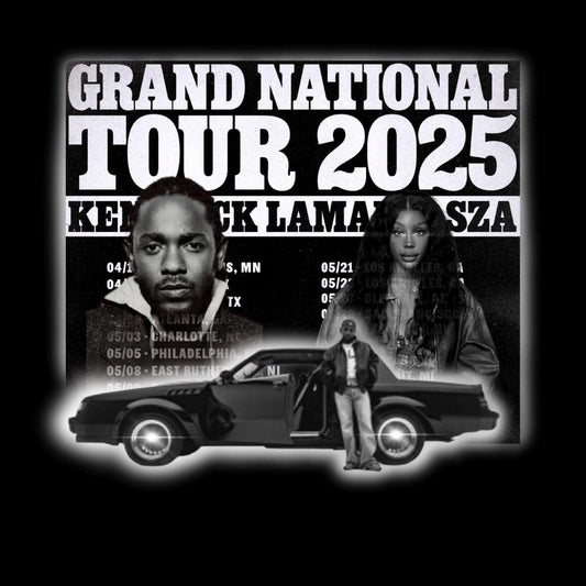 Kendrick Lamar and Sza 2025 Tour, PNG File, Grand National Tour, Graphic Tee, Digital Download, Graphic Design, Kendrick Lamar merch, Sza