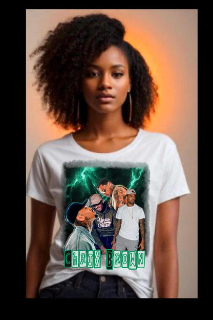 Chris Brown PNG File, Sublimation File, Chris Brown Merch, Bootleg Tee, Sublimation File,  Digital Download, Graphic Design, Chris Breezy