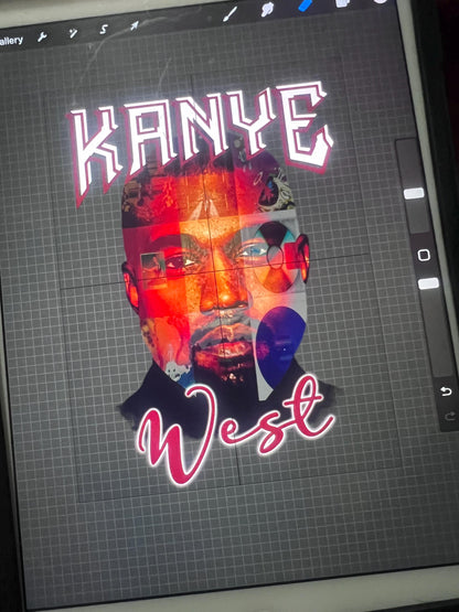 Kanye West PNG Design, Kanye Merch, Yeezy design, Kanye Album TShirt| Digital Download | Hip-Hop Inspired Graphic Design, West